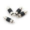 4pcs Straight AV RCA Male to Male Audio Video Connector Couplers Adapter B ES