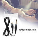 2.25 meters Tattoo Clip Hook Line with Curved Head RCA Plug for Tattoo Machine