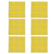 6pcs Acoustic Foam Sound Absorption Panels Sound Isolation Foam Yellow Color