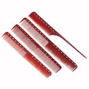 4Pcs/Set Anti-Static Red Hairdressing Comb Detangling Platic Straightening