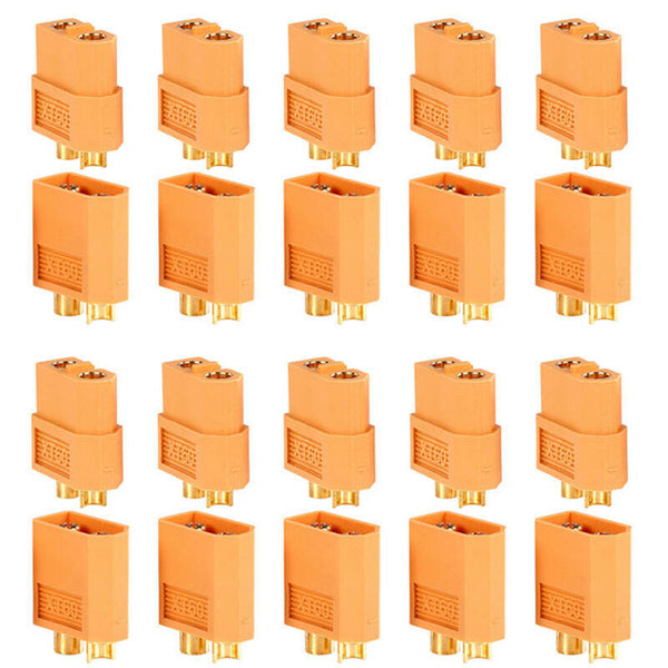 20PCS 10 Pairs XT60 Male Female Bullet Connectors Plugs For RC Lipo BatteryS!SSP