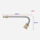 1pc Car Washer Wand Metal Jet Lance 1/4 Connector Washing Machine J 17cm
