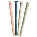 4 Pcs/Set Cute Animal Panda Mouse Erasable Gel Ink Pen 0.35Mm Gel Pen Schoo