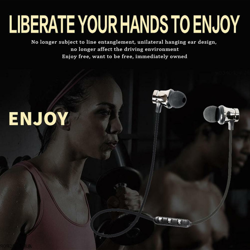 Bluetooth 4.2 Stereo Earphone In-Ear Headset Wireless Magnetic Earbuds Headphone