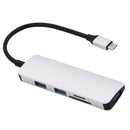 USB C Type-C to USB 3.0 & Card Reader for Micro SD/SD Adapter for Macbook