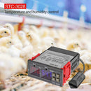 STC-3028 AC110-220V Dual LCD Temperature Humidity Controller Thermostat G1A4