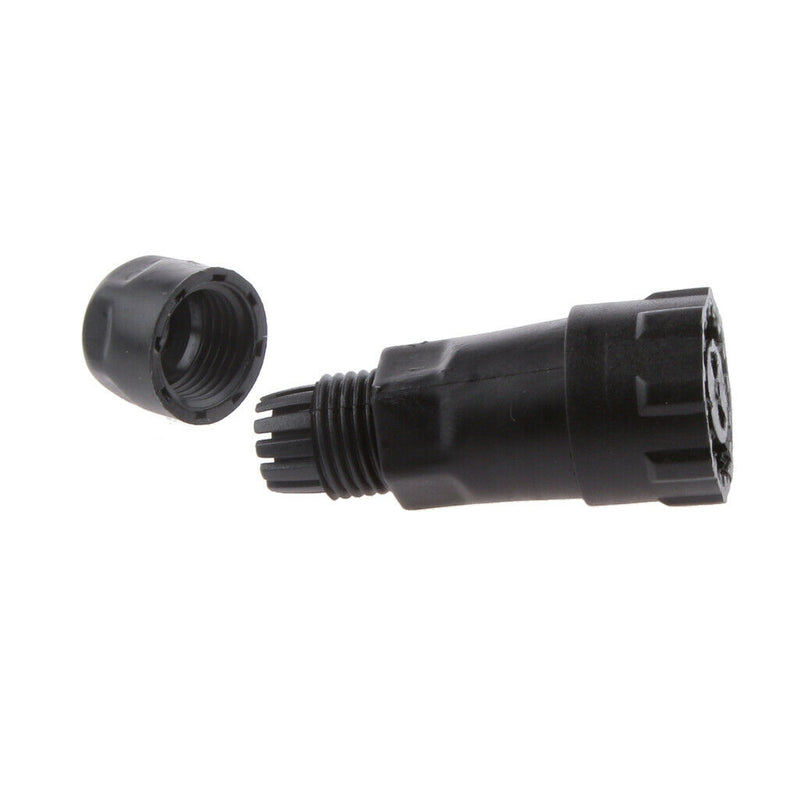 15A 7.5mm IP68 2 Pins Assembled Waterproof Electrical Cable Connector Socket
