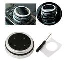 Auto Car Multi-Media Control Switch Button Knob Trim for BMW M1 2 4 6 7 3 X3 X5