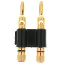 Binding Post for Banana Plug Speakers Power Amplifier Adapter, 2 Ways