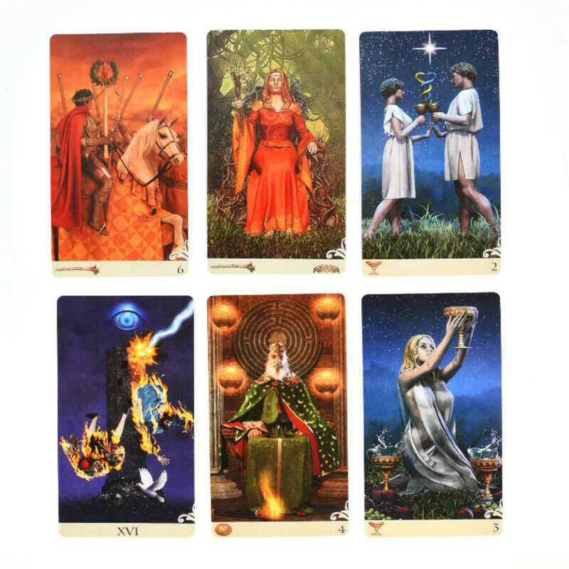 78pcs Vice Versa Tarot Kit Tarot Cards Oracle Deck Family Party Board GameB Hn