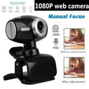 Webcam Web Video Cam Camera USB 2.0 With Microphone For Computer Desk Laptop PC