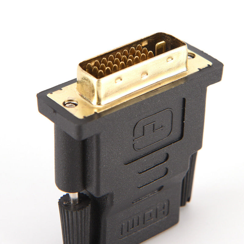DVI-D 24+1 Dual Link Male to HDMI Female Adapter Converter Connector LJ