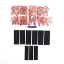 140Pcs Car Auto Copper Ring Lug Terminal Wire Bare Cable Crimp Connectors Ki Nw