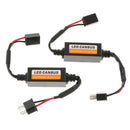 2x H7 Headlight Capacitor Load Resistor Canbus Decoder Wire Harness Adapter