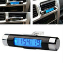 Mini LCD Light Digital Clock Thermometer Temperature Temp Clip Inter a1J Gw