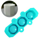 Concrete Molds Silicone Cactus Flower Pot Mold Ceramic Clay Craft Cup Mould   Gw