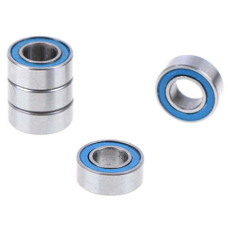 5Pcs Blue 4*8*3mm MR84RS MR84-2RS 4x8x3mm rubber sealed ball beari Gw
