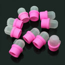 10 x Wearable DIY Nail Acrylic UV Gel Polish Remover Reusable Soak Soakers Cap