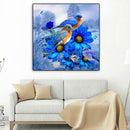 2 Birds 5D DIY Round Diamond Painting Embroidery Needlework Cross Stitch