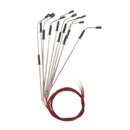 10PCS Railroad Scenery LED Light Garden Landscape 3V Lamp Post 1:150 Gauge