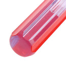 1pc Red Clear Imperial Unit Thread CATV Coaxial Cable F Connector Insertion  Hn