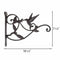 Hanging Plant Hook Hummingbird Cast Iron Decorative Flower Basket Wall HangiB8F1