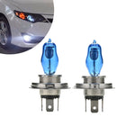 1 PAIR H4 HEADLIGHT GLOBES CAR LIGHT BULBS 6000K 100/90W 12V XENON SUPER WHITE &