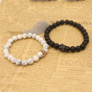 Distance Bracelets King and Queen Crown Strong Elastic Friends Couples His