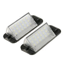 1Pair LED 3528 License Number Plate Light 6000K White For BMW 3 Series E36 92-98