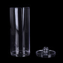 Cosmetic Makeup Case Clear Q-tip Storage Holder Cotton Pad Swab Organizer Box ME