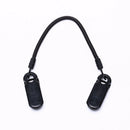 Cap Eyewear Retainer Hat Leash Clip Holder Black Nylon Cord Strap Plastic Clip F