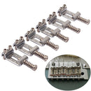 6pcs Roller Bridge Tremolo Saddles for Stratocaster Telecaster Electric Guitar