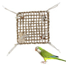 Bird Parrot Parakeet Budgie Cockatiel Cage Grass Hammock Swing Hanging Bite Chew