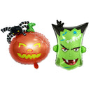 5 Pieces Pumpkin Monster Aluminum Film Balloon Halloween Party Decor 51x65cm