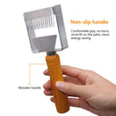 Stainless Steel Bee Hive Uncapping Honey Fork Scraper Shovel Food Degree Be