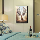 1000pcs Painting Puzzle DIY Paper Jigsaw Educational Toys (D Warm Elk)