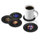 6Pcs Retro Vinyl Record CD Coaster Table Coffee Drink Cup Mat Placemat Dec YSB