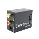 Digital to Analog Audio Converter Amplifier Decoder Optical Fiber Coaxial  3C