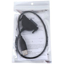 USB 2.0 to Mini Sata II 7+6Pin Adapter for Laptop CD/DVD ROM Drive Cable FT