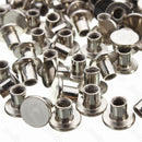 100PCS Nickel Binding Chicago Screws Nail Rivets Photo Album Leather Craft 5x6mm