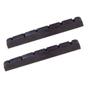 2 Pieces Plastic Slotted Electric Guitar Nut Black