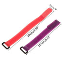 10Pcs/Lot Fishing Rod Band Fixing Tie Strap Adjustable Pole Belt Nylon Wrap Tool