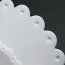 Bowknot Dustproof Reusable Cup Silicone Lid Cup Cover Seal Cover (White) A