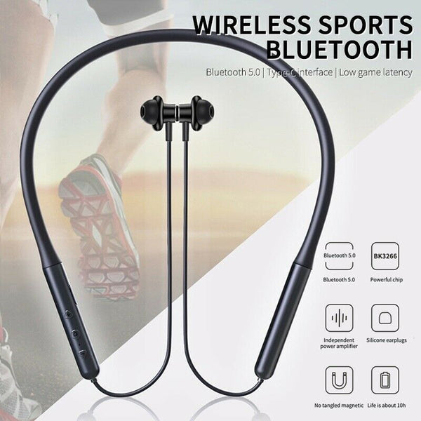 Y28 HiFi Sports Hanging Neck Bluetooth Headset with Mic for Sports Workout