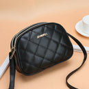 Fashion Women Leather Crossbody Bag Three Layers Shoulder Messenger Handbag
