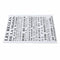 "House rules" of French version quote waterproof wall stickers home decor , E8A2