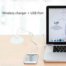 1X(Embed Desktop Fast Wireless Charger Furniture Office Table Desk Mounted