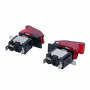 2PC Red LED SPST Toggle Rocker Switch Control On/Off 12V 20A with Safety Co Z4P2