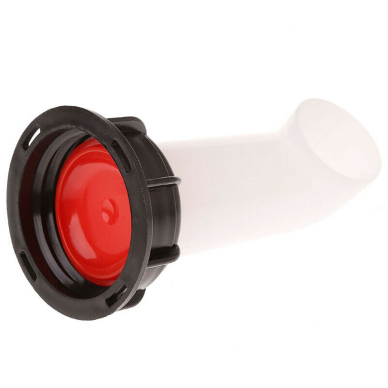 1X(Ibc Tote Tank Drain Cover Extension Spout Hose Nozzle Tap Cap Valve Fema