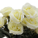 5X Artificial Flowers Bouquet Silk 12 Heads Rose Home Wedding Party Floral Decor